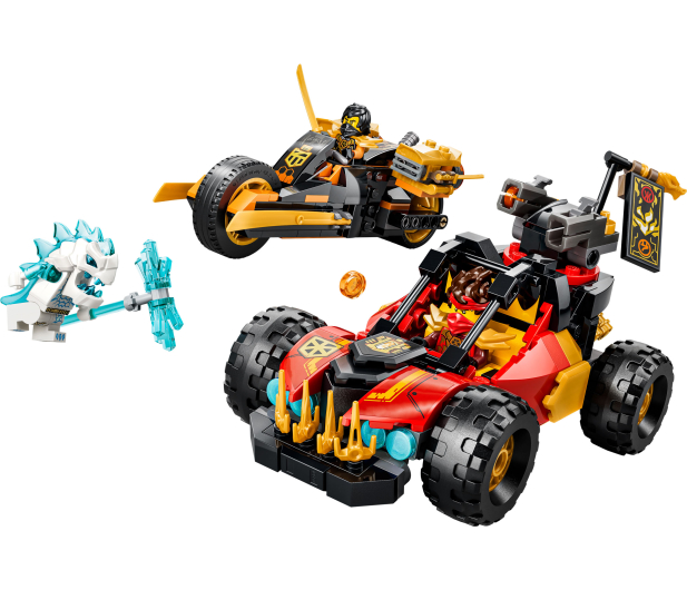 LEGO NINJAGO 71864 Wielofunkcyjne pojazdy Kaia i Cole’a - 1529845 - zdjęcie 3